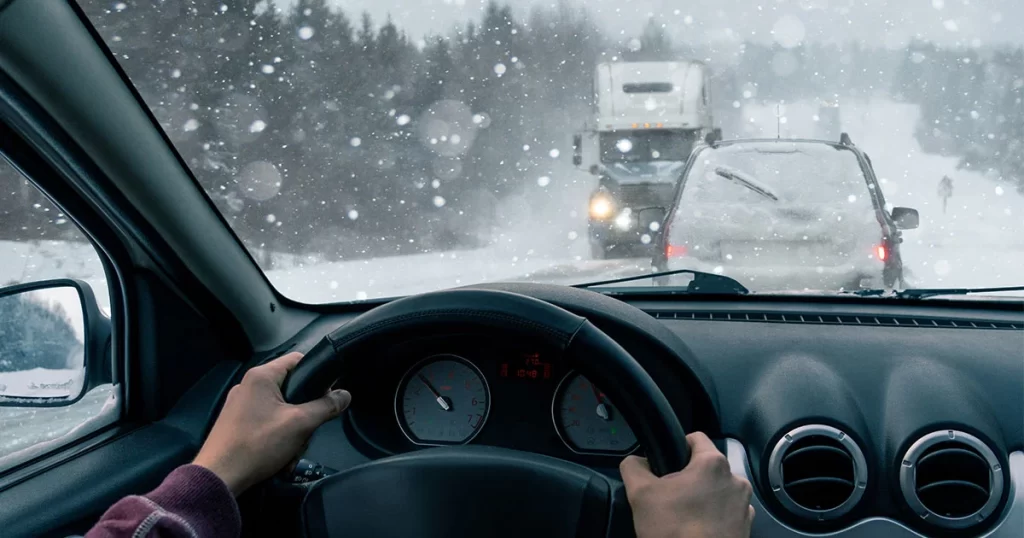 cold temperatures, winter driving